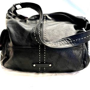 B Makowski Leather Bag/Purse ELNC Shoulder bag, 13 X 11 X 6 (open inside BM)